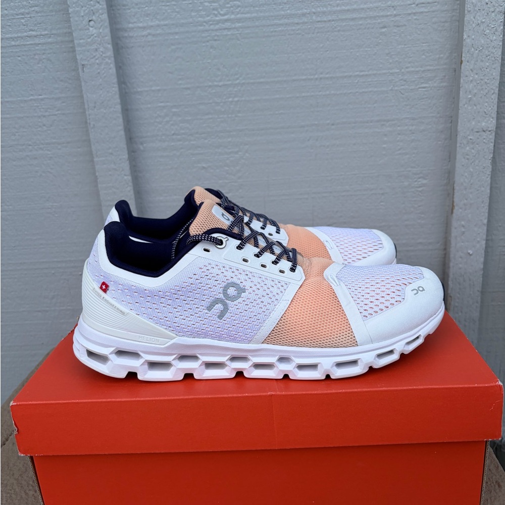 Women’s On Running Cloudstratus Athletic Shoes - Picture 2 of 11